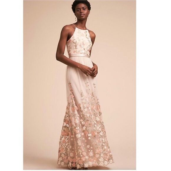 💯 ANTHROPOLOGIE +BHLDN Shannon Dress - Picture 1 of 6